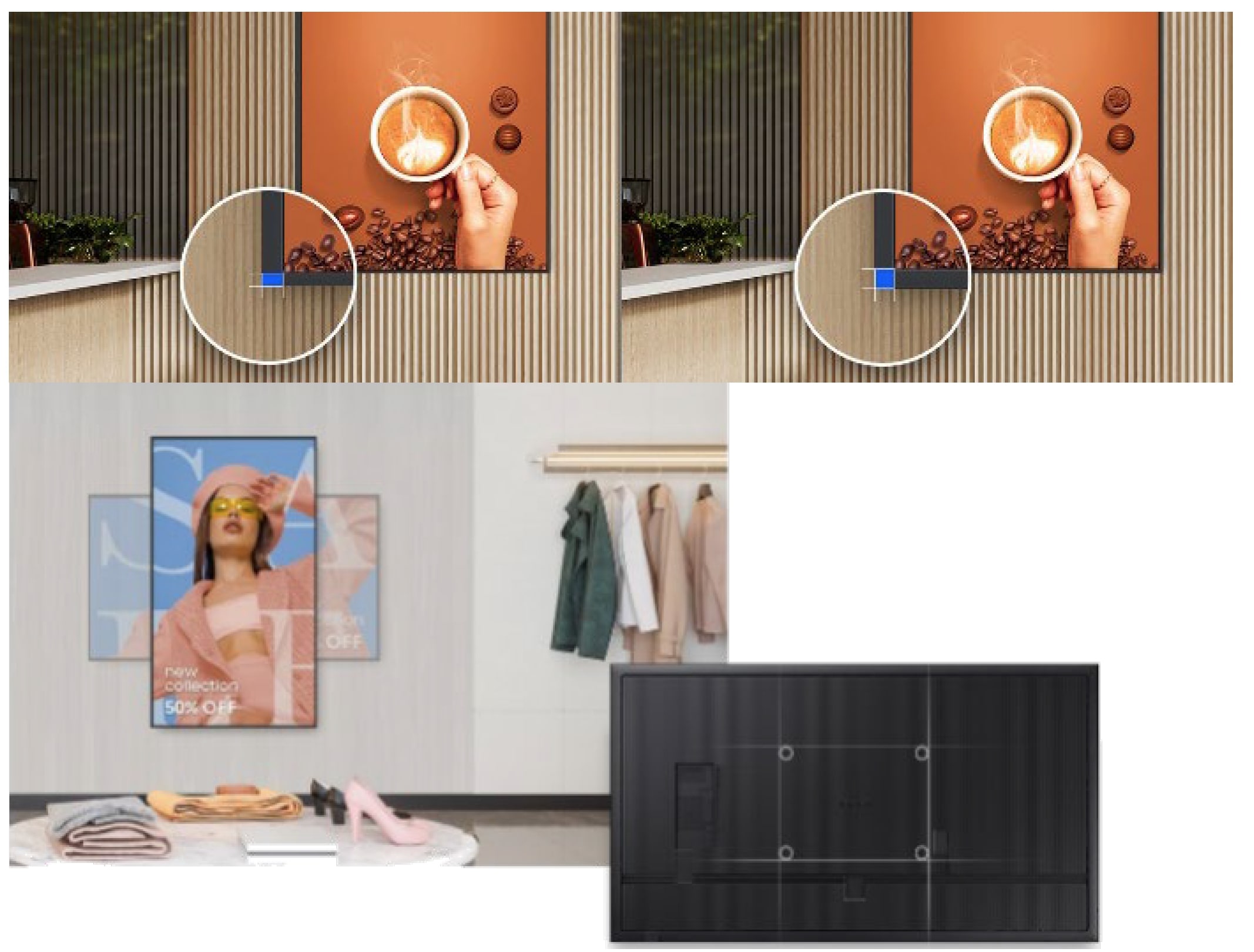 Bords égaux et VESA réajusté