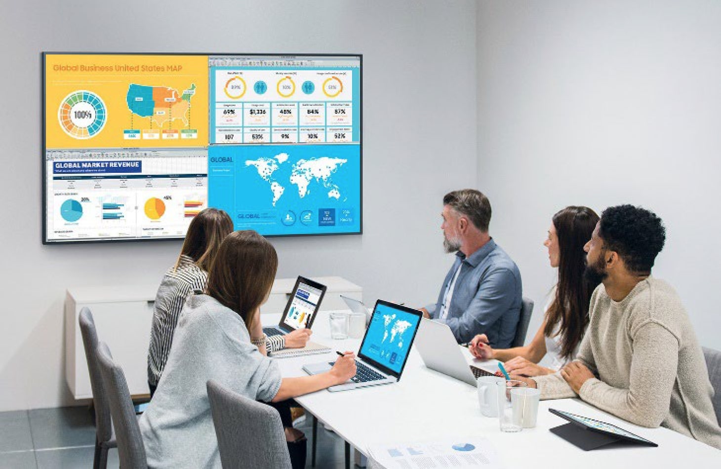 Collaborez entre écrans rapidement et sans fil