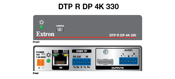 Extron DTP R DP 4K 330