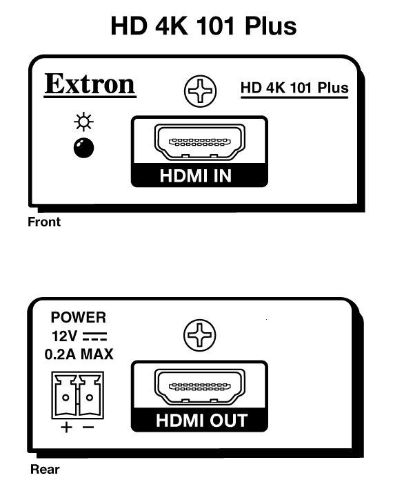 Extron HD 4K 101 Plus