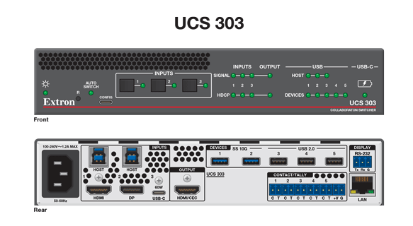 Sélecteur de collaboration et de présentation 4K/60