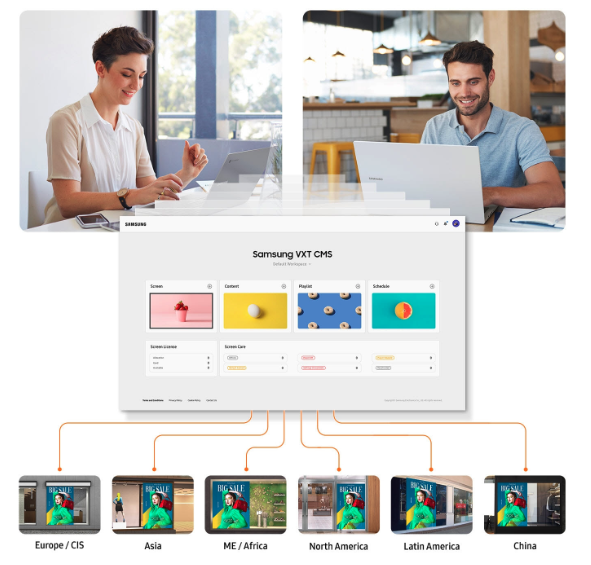 CRÉEZ DE NOUVELLES POSSIBILITÉS D´AFFICHAGE DYNAMIQUE GRCE À LA SOLUTION VXT DE SAMSUNG CRÉEZ DE NOUVELLES POSSIBILITÉS D´AFFICHAGE DYNAMIQUE GRCE À LA SOLUTION VXT DE SAMSUNG