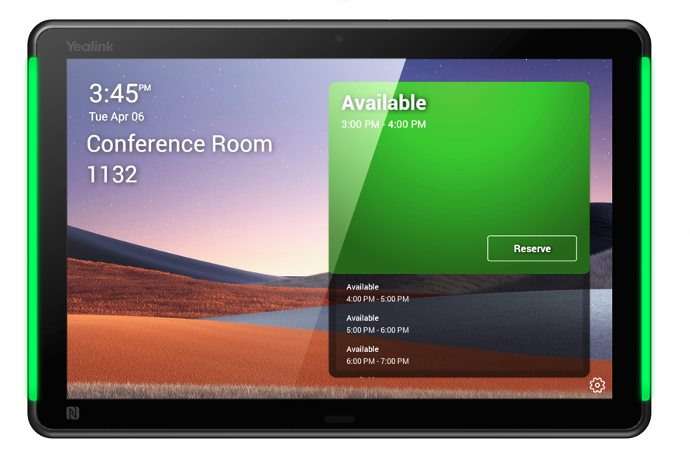 Panneau de réservation de salles de réunion multifonctionnel