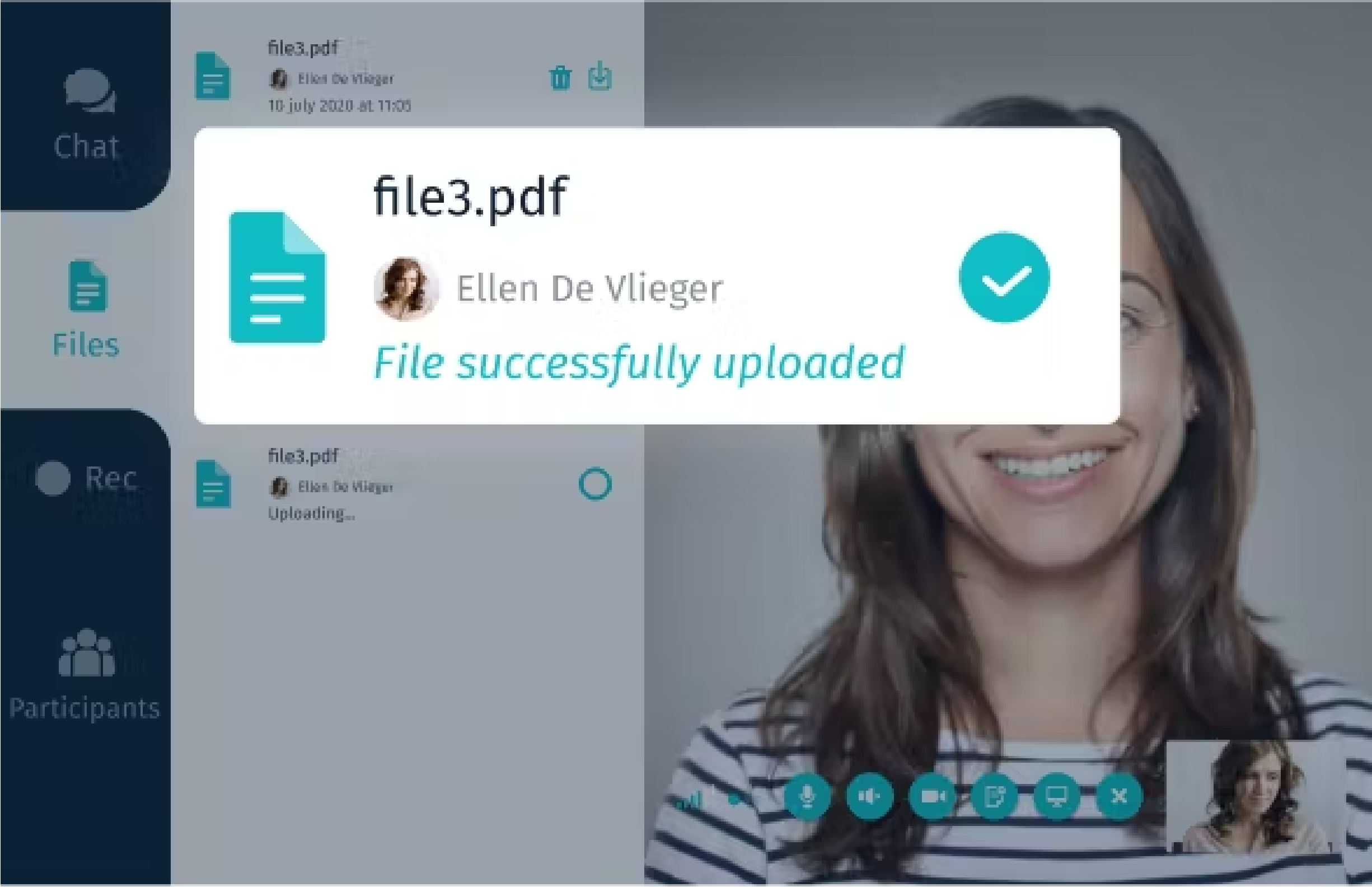 Caractéristiques principales de Pexip Engage Caractéristiques principales de Pexip Engage
