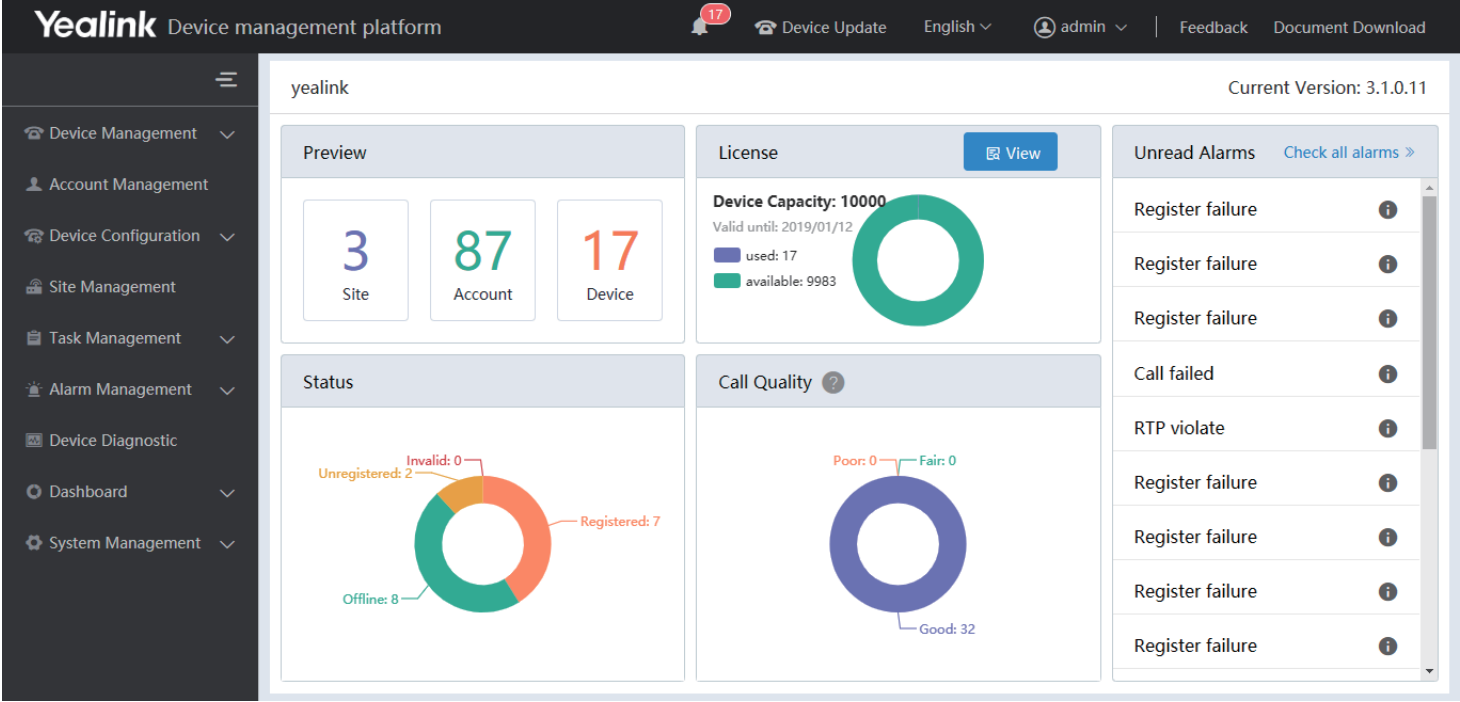 Yealink Management Cloud Service Professional