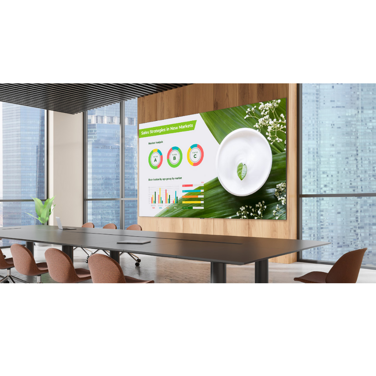 Écran LED tout-en-un avec webOS intégré