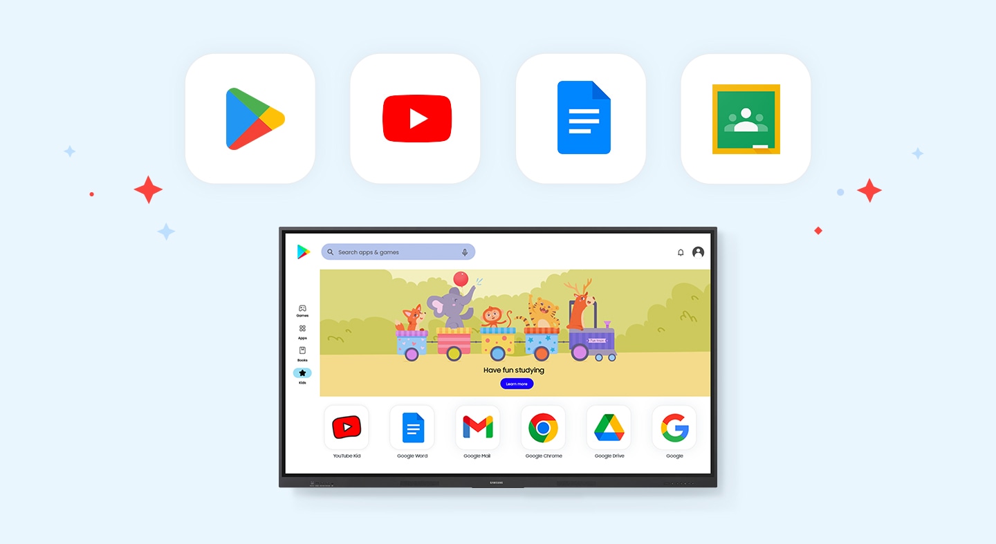 Accès direct aux services Google